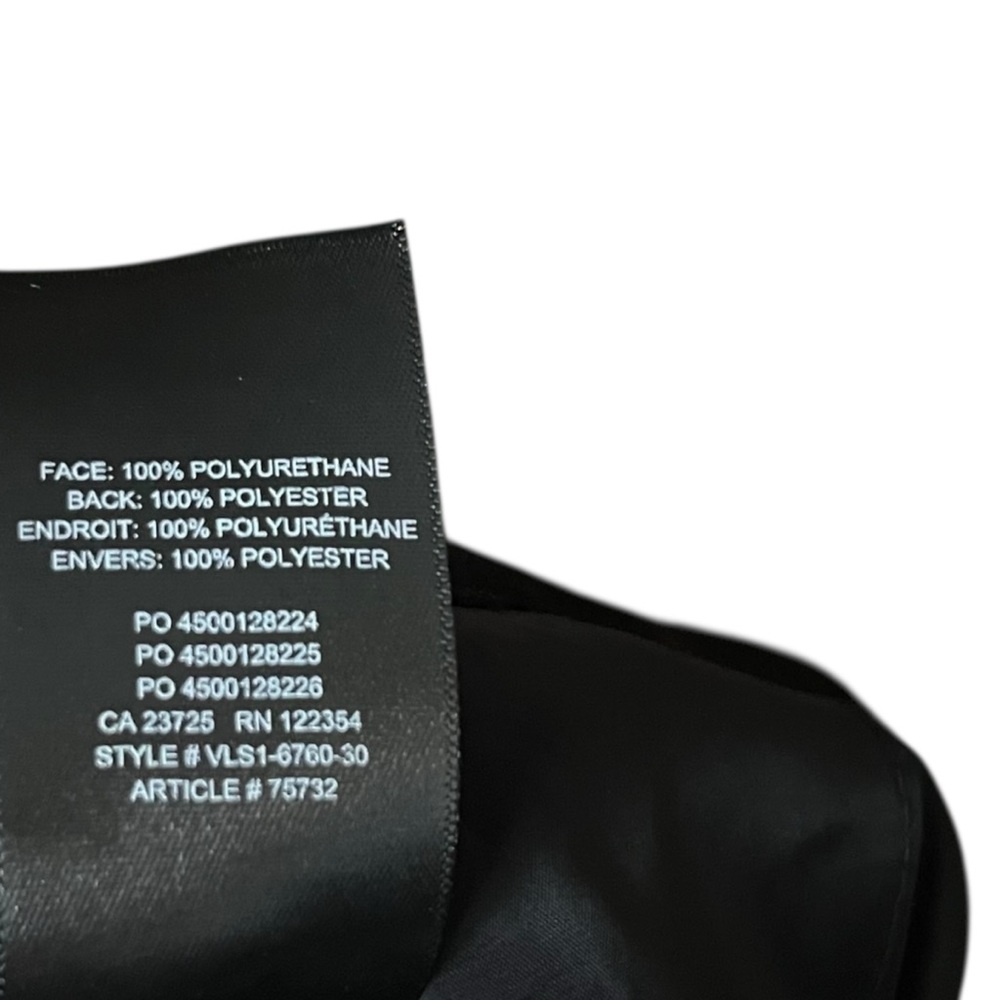 NWT Aritzia Babaton Belted Pant Vegan Leather Black Size 10 - Picture 13 of 15